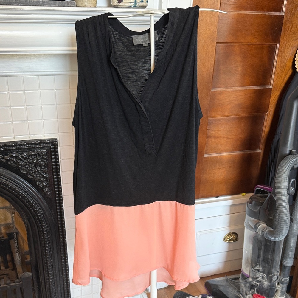 Sunday in Brooklyn Mixed‎ Media  Sleeveless Tunic- worn about 5-6x